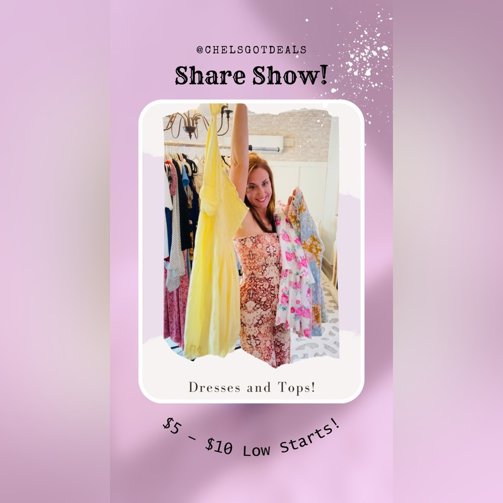 01 Share Show! Closet Clear Out! Shop with Chels 10am EST time Monday! $5-10 SB